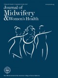 E Journal Journal of Midwifery & Women's Health